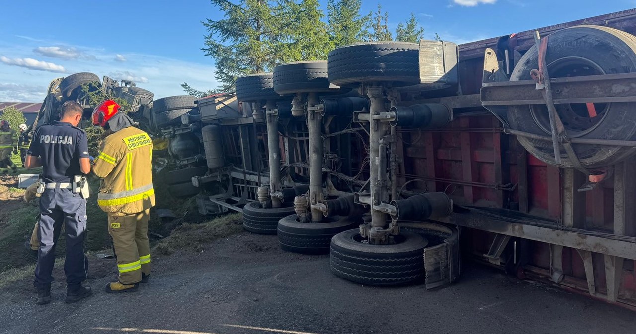 Dwoje młodych ludzi nie żyje. Tragiczny finał zderzenia ciężarówek