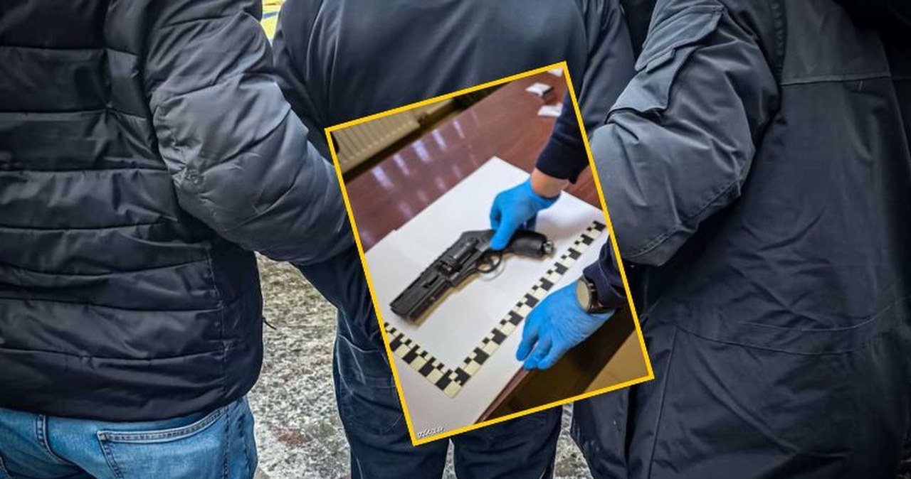 Napadli na stację paliw i uciekli. Po drodze gubili monety