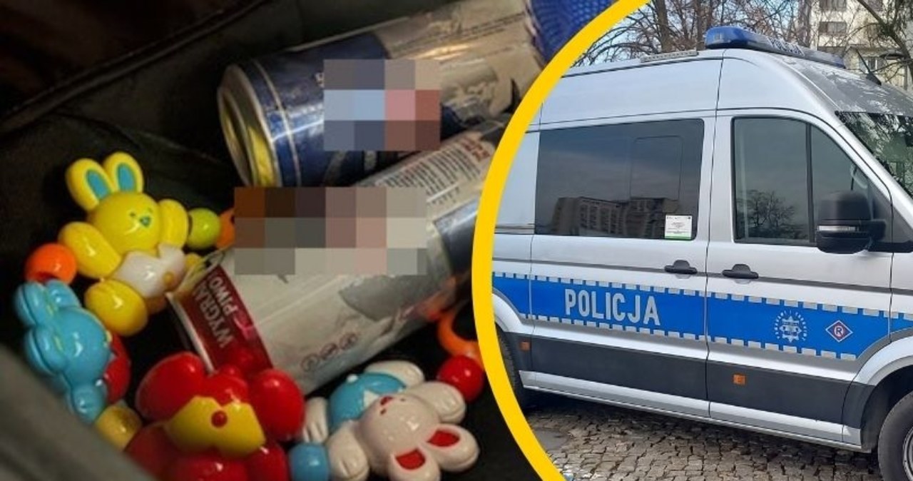 Pijana matka leżała na chodniku, obok w wózku niemowlę