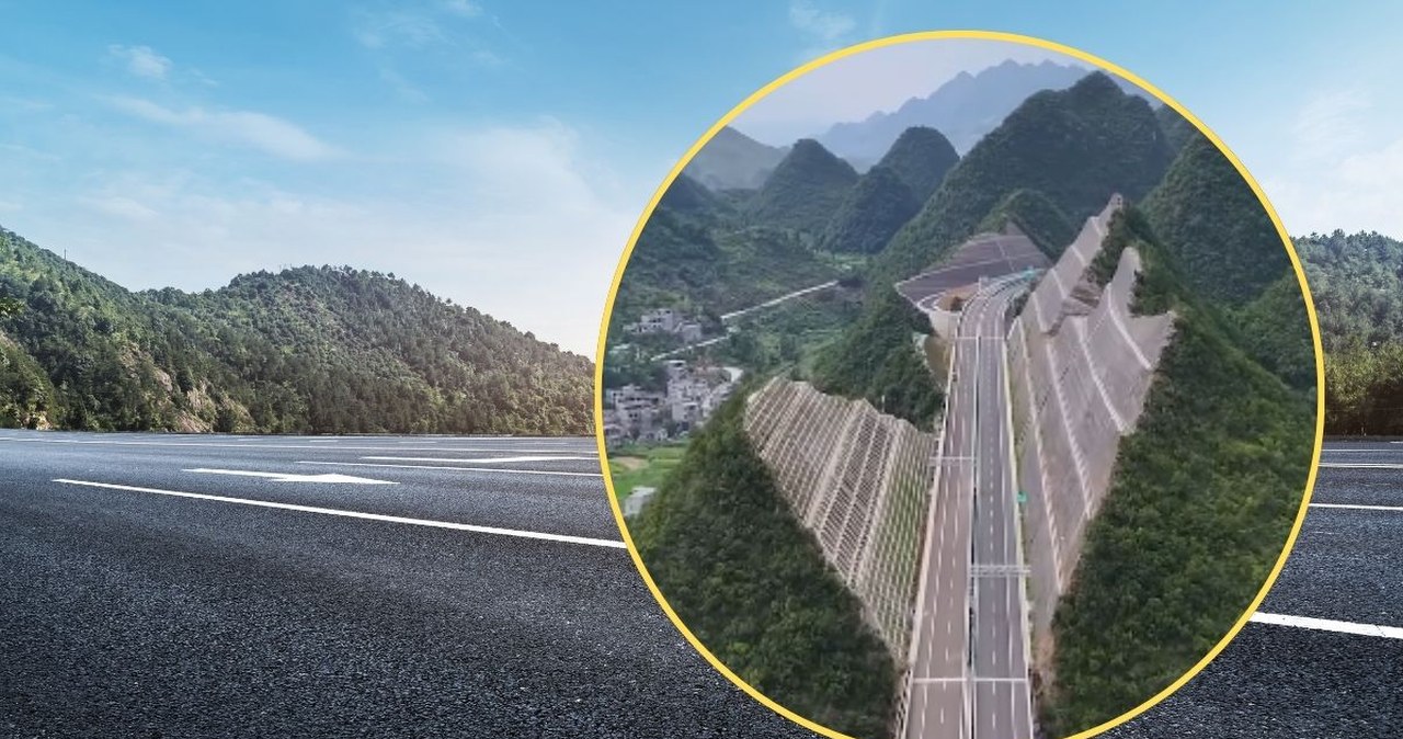 Przecięli góry, by zbudować drogę. Chiny znów zadziwiają świat