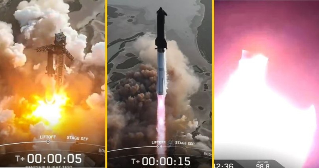 Eksplozja nad Oceanem Indyjskim. Starship Elona Muska się rozpadł