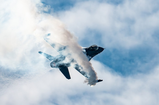 F-16 stanął w płomieniach. O krok od tragedii na Zakynthos