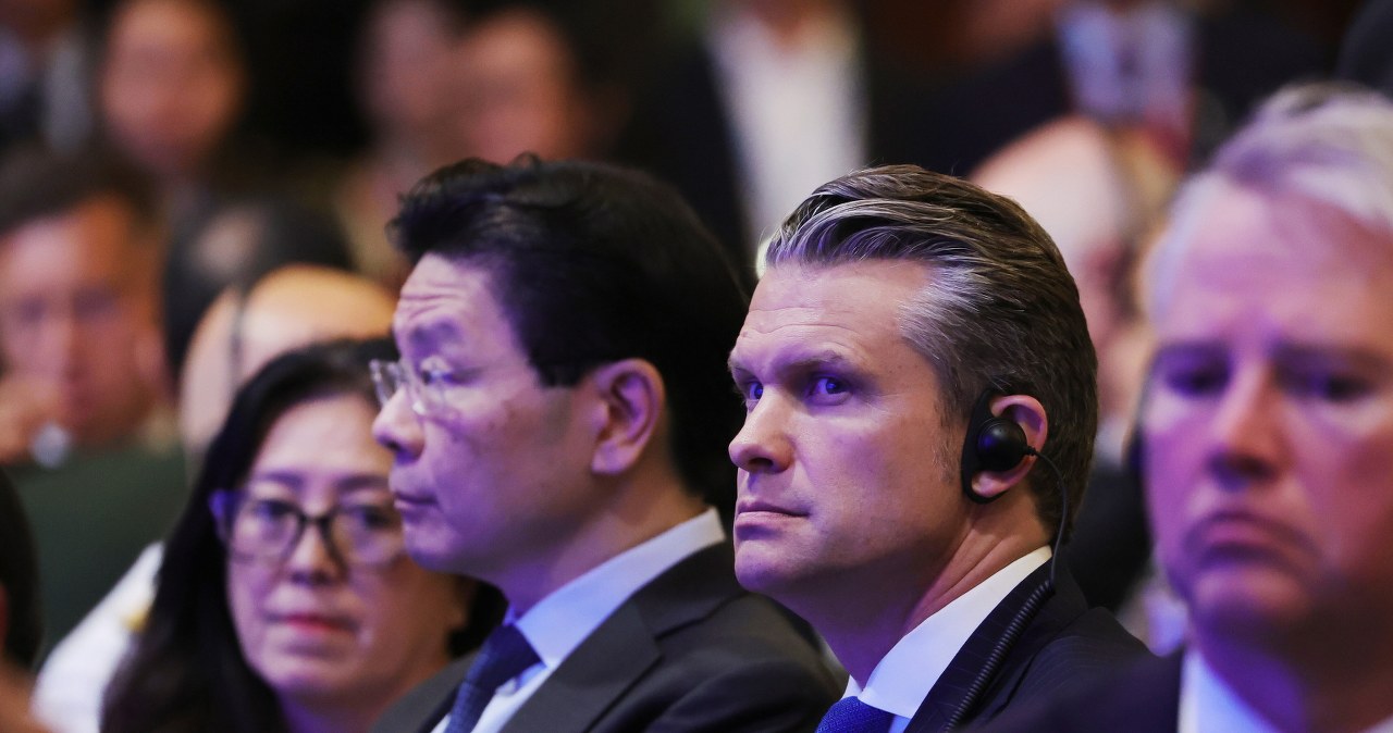 "Hegemonia jednego mocarstwa". Pete Hegseth upomniał Pekin