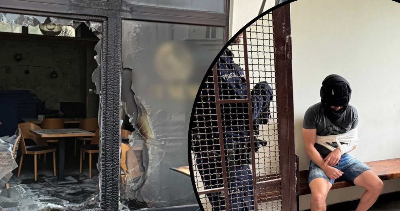 Nocne podpalenie restauracji. Policja publikuje nagranie