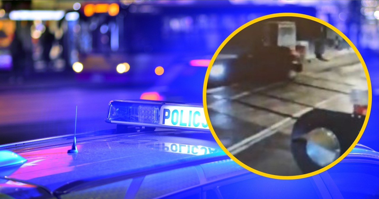 Auto utknęło na torach. Niebezpieczna sytuacja pod Warszawą