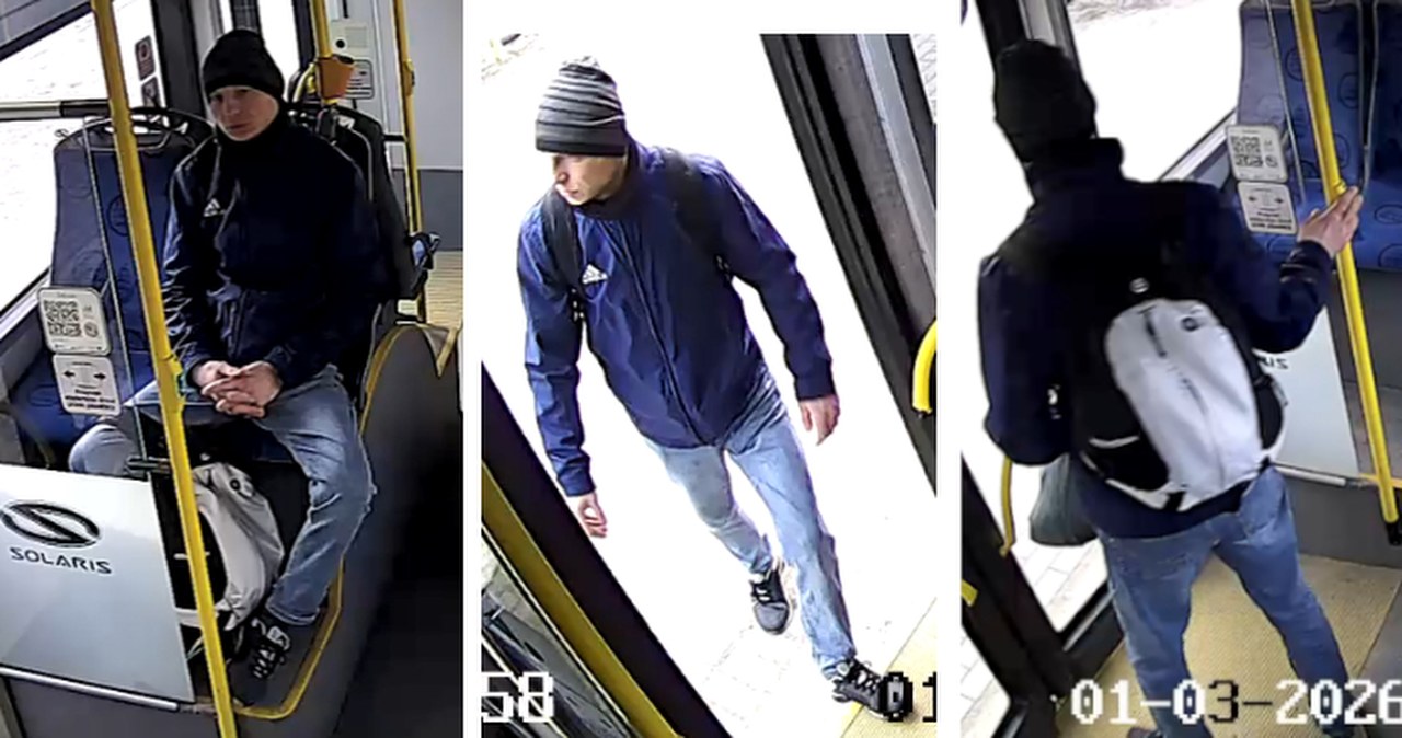 Zuchwała kradzież w komunikacji miejskiej w Gdyni. Policja publikuje wizerunek