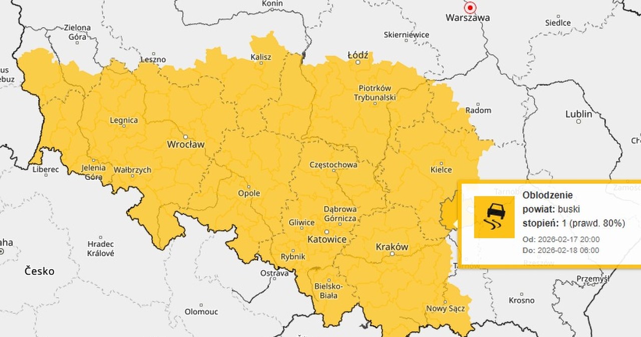 Zima wciąż w natarciu. Ostrzeżenia IMGW dla 9 województw