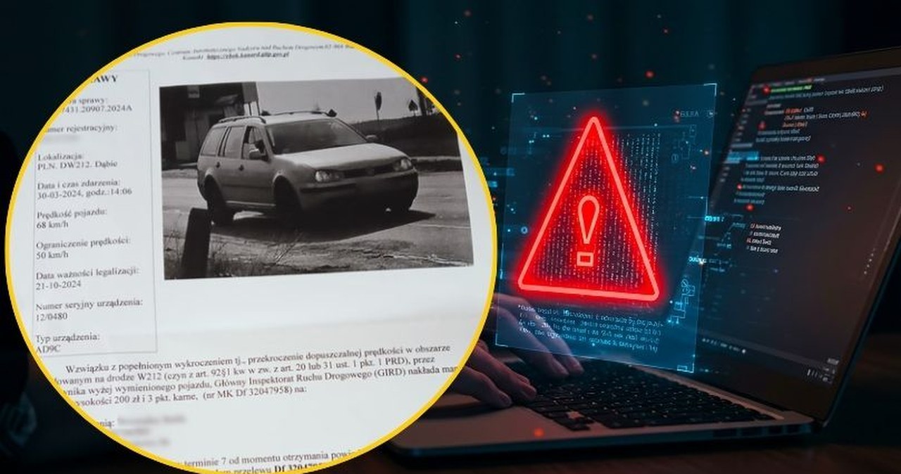 Tak wyłudzają pieniądze od kierowców. Uwaga na fałszywe mandaty!