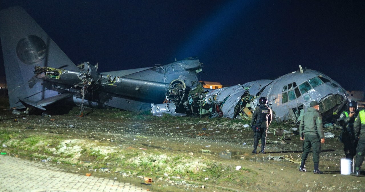 Katastrofa samolotu przewożącego gotówkę. Zginęło wiele osób