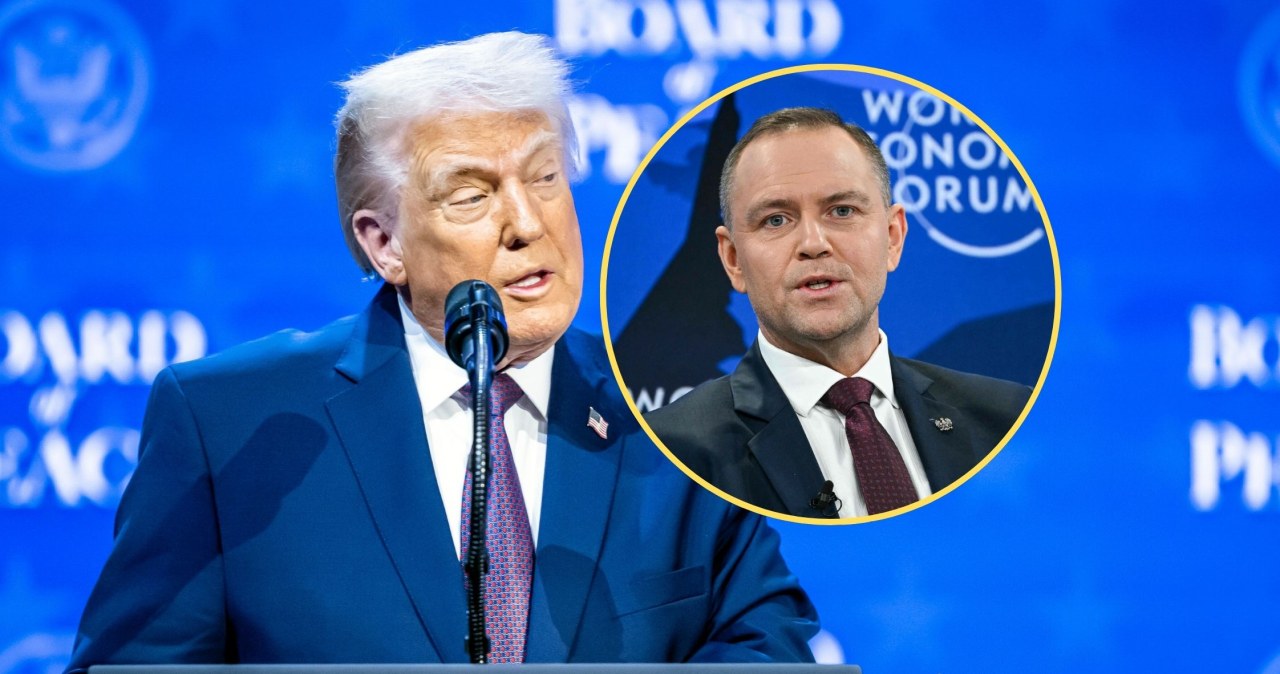 Trump wskazał w Davos na Nawrockiego. "Jestem z niego dumny"