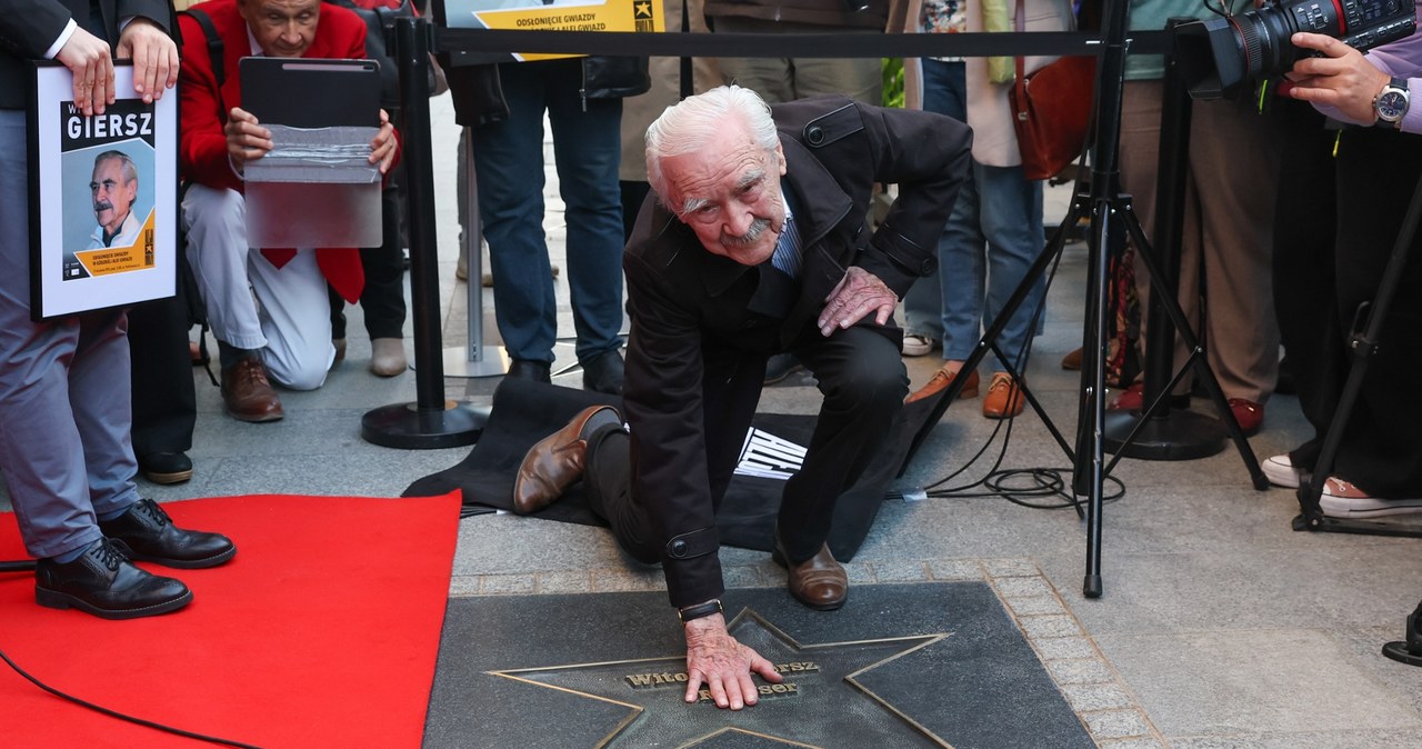 Znany reżyser odsłonił swoją gwiazdę przy ul. Piotrkowskiej