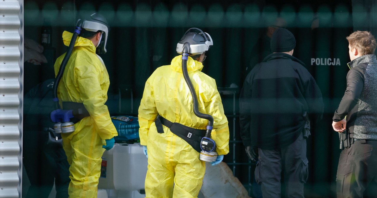 100 kg amfetaminy, tona chemikaliów w tajnym laboratorium. Aresztowani Polak i Ukrainiec