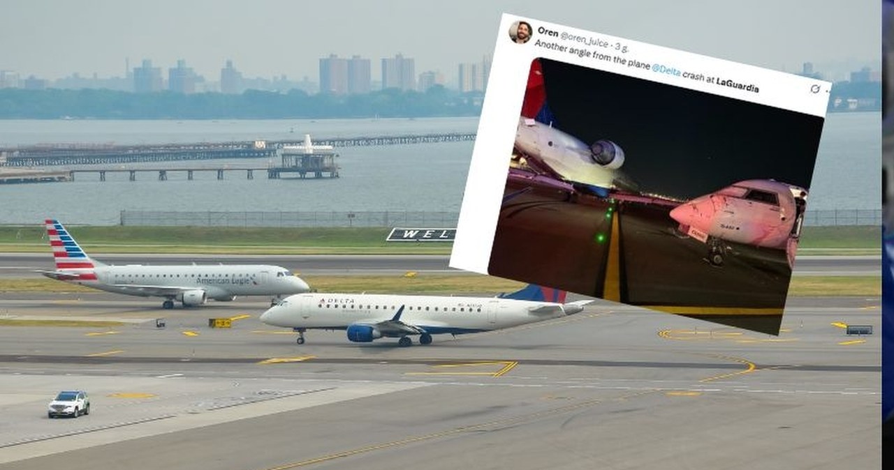 Wypadek na nowojorskim lotnisku. Podczas kołowania zderzyły się dwa samoloty