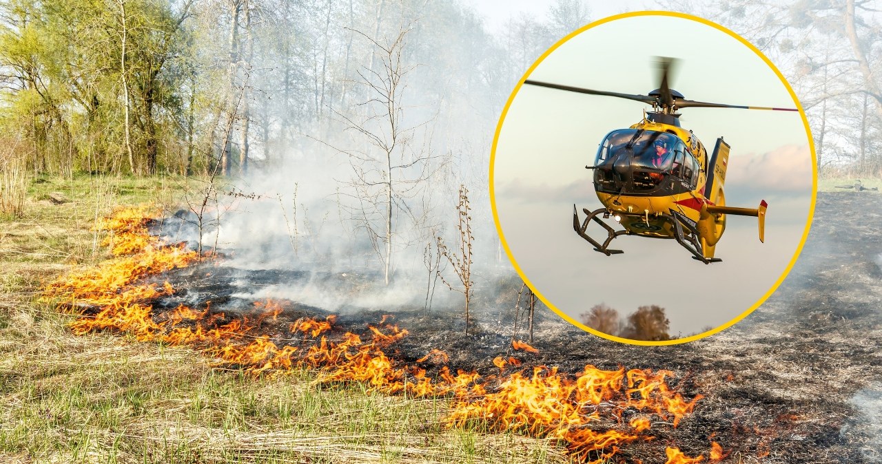 ​Wypalał trawę lub śmieci. 50-latek zginął w wyniku pożaru