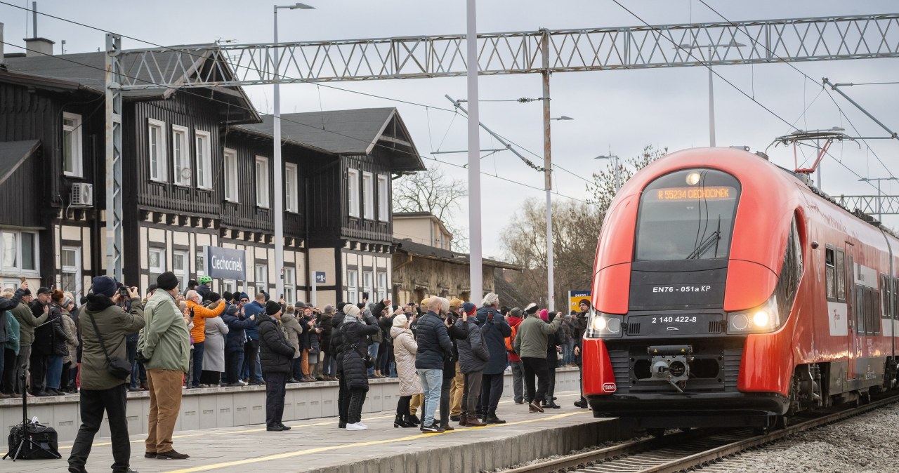 Przełom po 14 latach! Pociągi wróciły do Ciechocinka