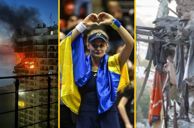 „Ocalał tylko ręcznik z Rolanda Garrosa”. Rakieta zniszczyła dom Jastremskiej