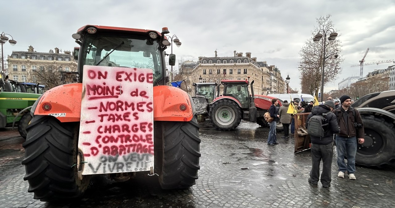 Rolnicy blokujący Paryż w RMF FM: Mercosur już przegraliśmy!