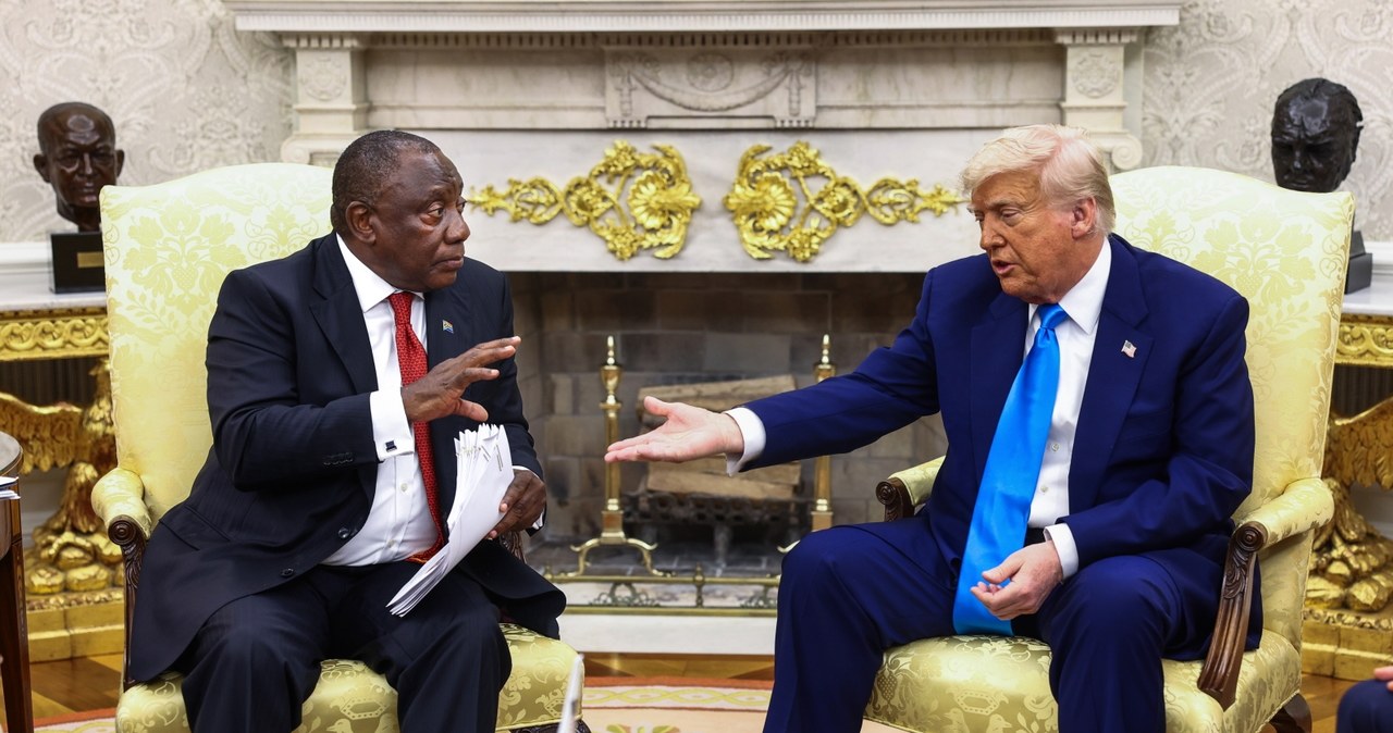 Gorąco w Białym Domu. Trump starł się z prezydentem RPA