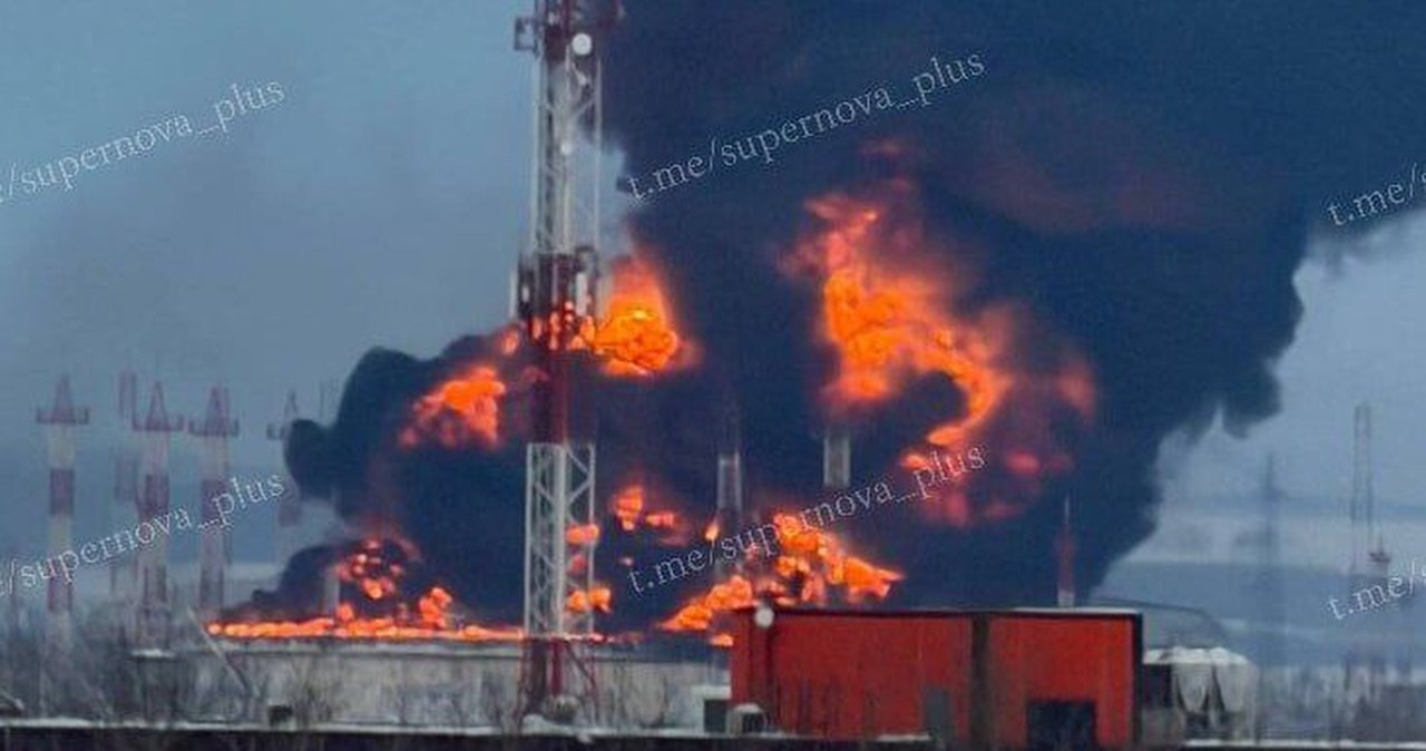 Długie ręce Kijowa. Płonie kluczowy obiekt rosyjskiego sektora naftowego