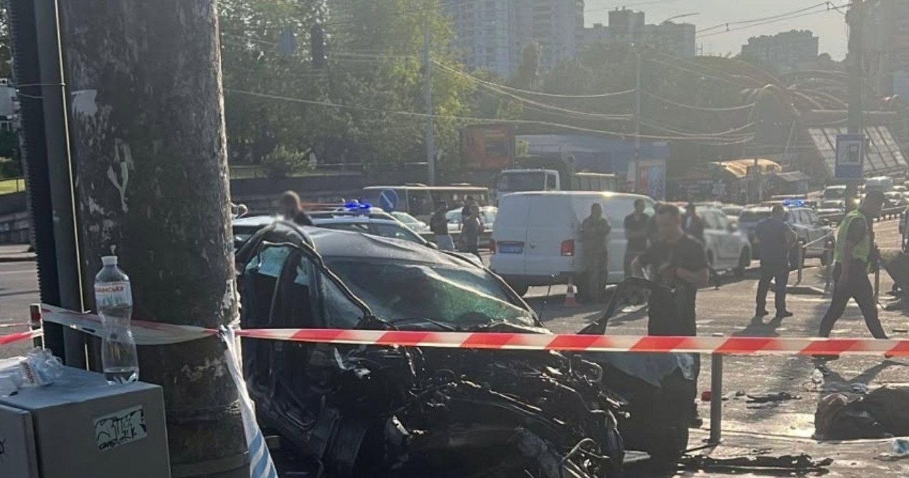 Samochód wjechał w ludzi. Tragiczny wypadek w Kijowie