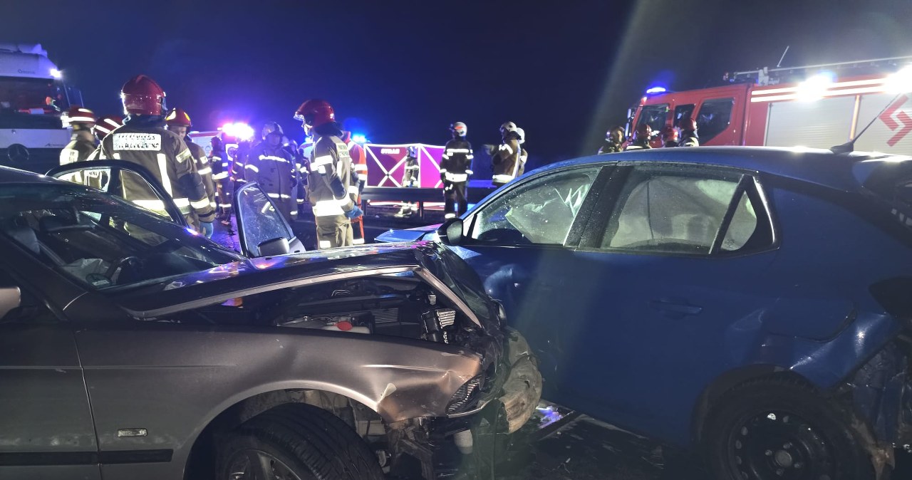 Trzy samochody zderzyły się na S8. Nie żyje jedna osoba
