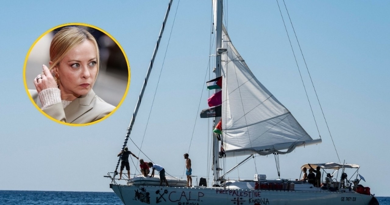Meloni apeluje do flotylli płynącej do Strefy Gazy. "Nareszcie pojawiła się nadzieja"
