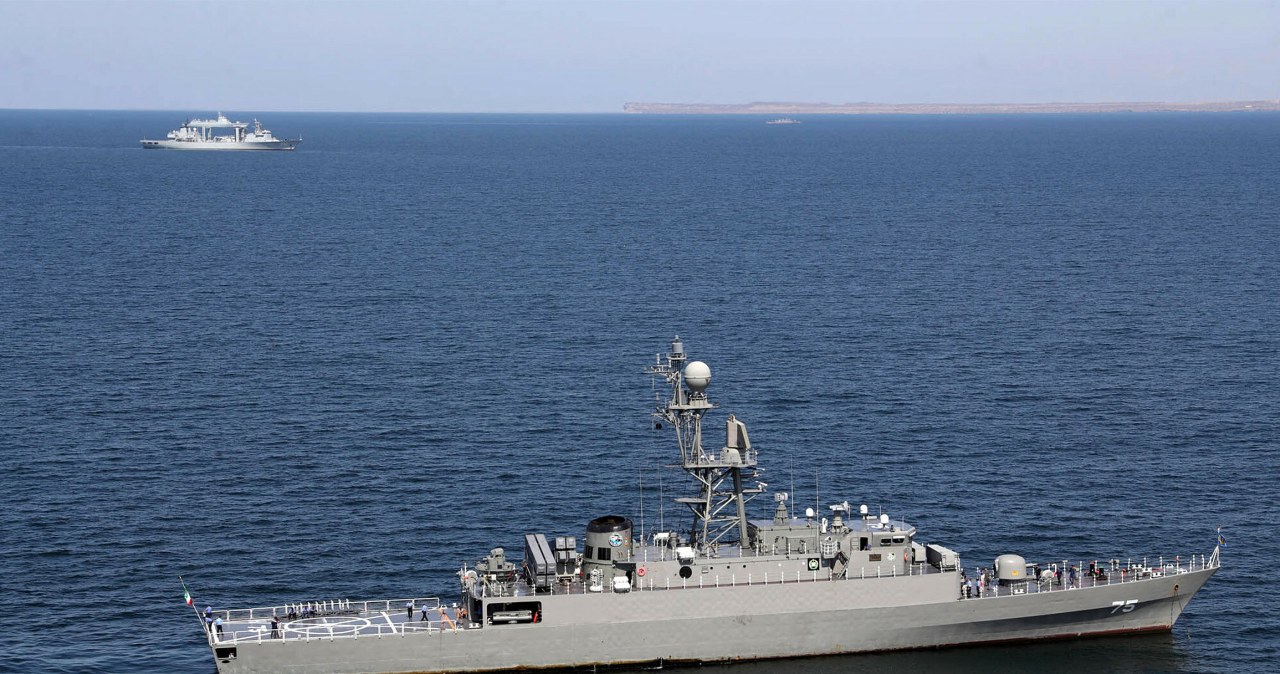 Zatopiony okręt wojenny u wybrzeży Sri Lanki. Za atak odpowiada USA