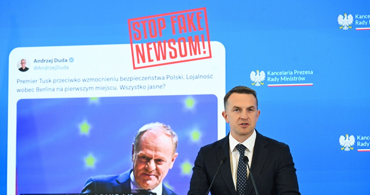"To, co pisze pan Andrzej Duda jest nieprawdą". Szłapka o dezinformacji