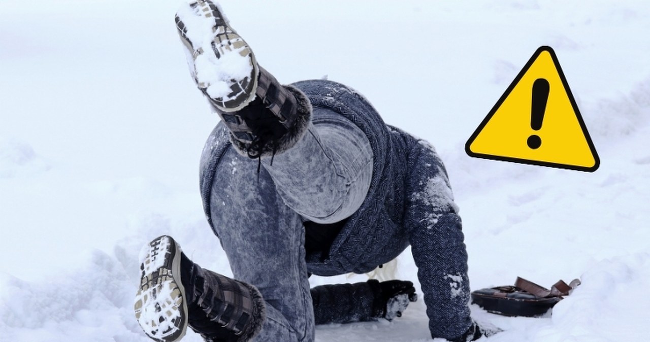 Chodniki śliskie i niebezpieczne. Na SOR w Toruniu tłumy