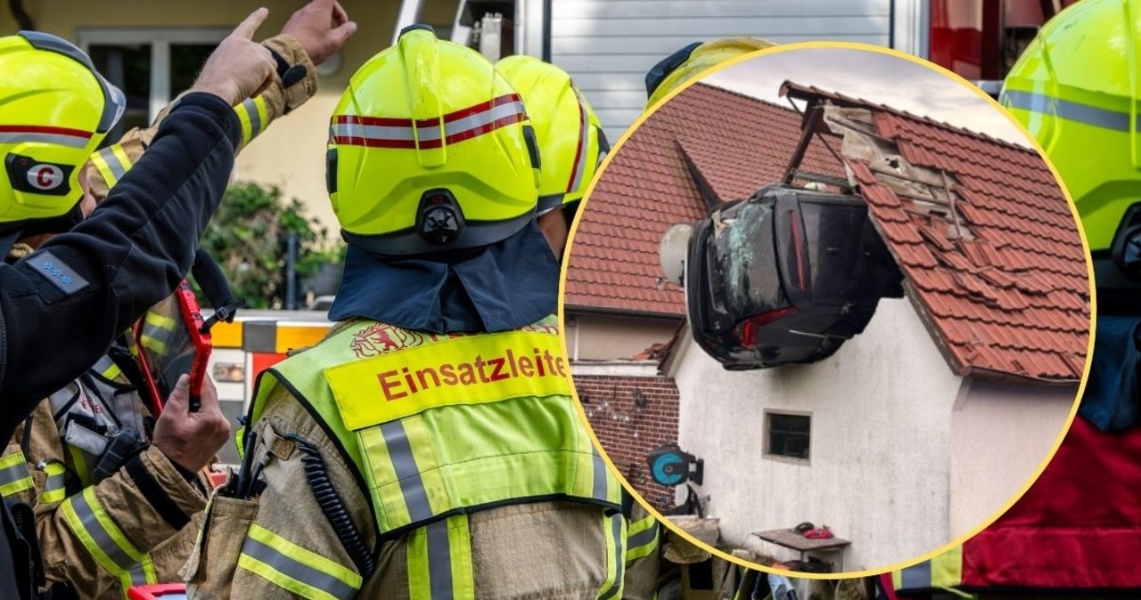 7-latek potrącony podczas zabawy. Auto wbiło się w dach stodoły