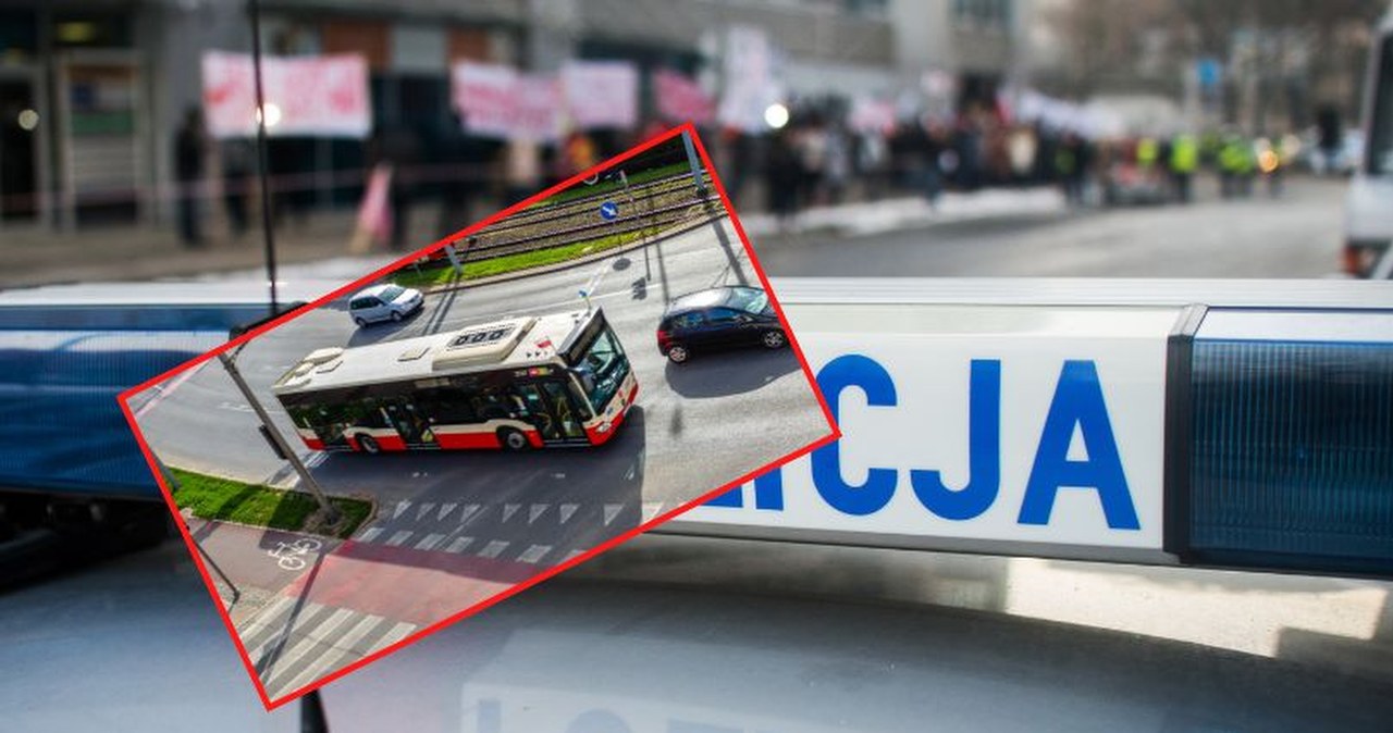 Koszmarny wypadek w Gdańsku. Pasażerka autobusu straciła nogę, pilny apel policji