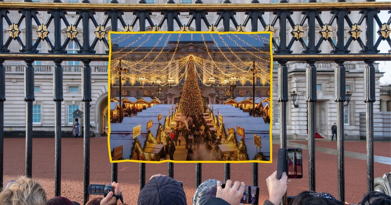 Tłumy turystów przed zamkniętymi bramami Pałacu Buckingham. Wszystko przez fałszywe zdjęcia