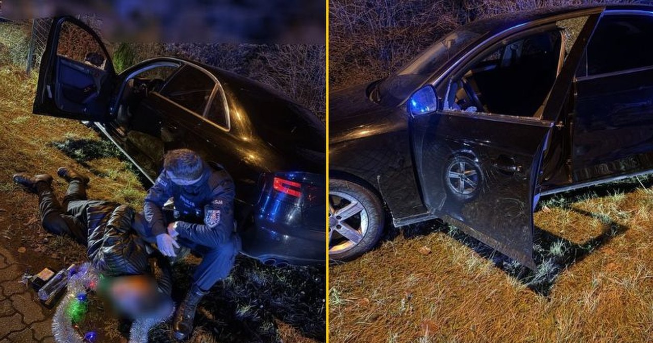 Policyjny pościg na Dolnym Śląsku. Za kierownicą audi pijany 19-latek