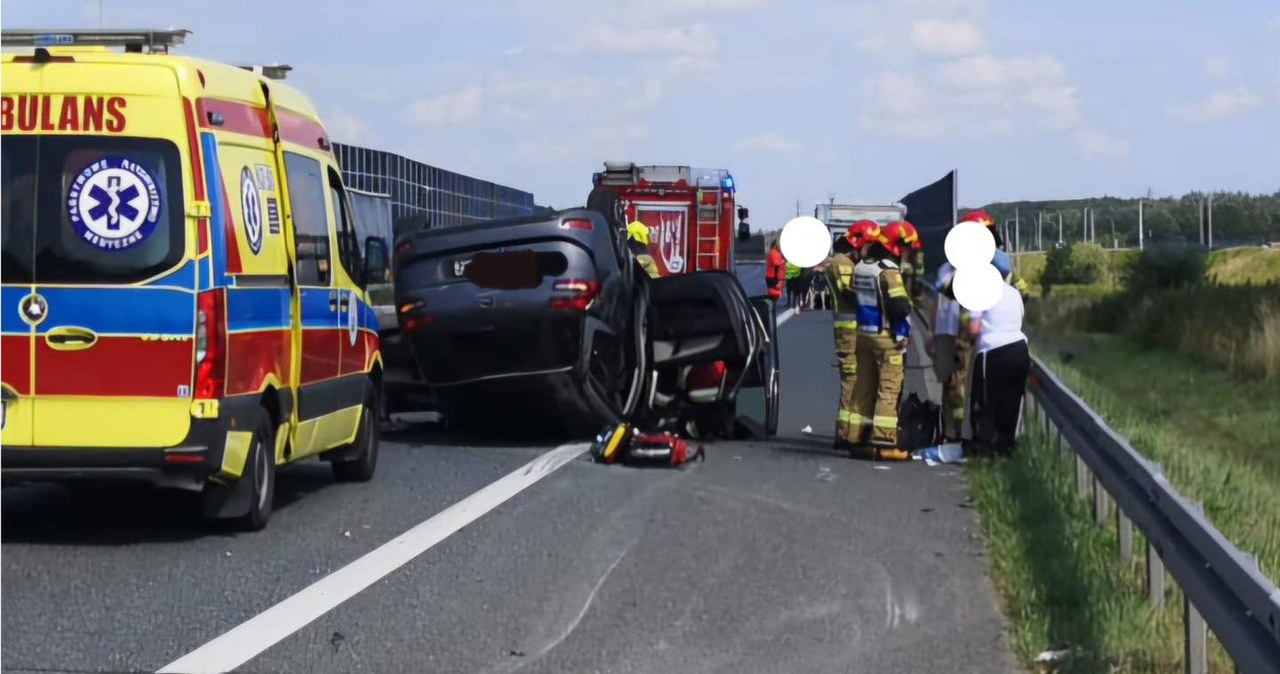 Poważny wypadek na A4. 7 osób w szpitalu, utworzył się ogromny korek