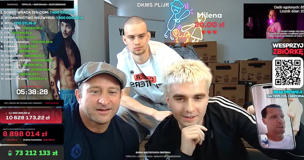 ​Niewiarygodna akcja Łatwoganga. Prezes Fundacji Cancer Fighters gościem RMF FM