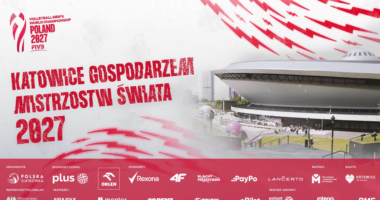 Katowice miastem-gospodarzem MŚ 2027 w siatkówce mężczyzn