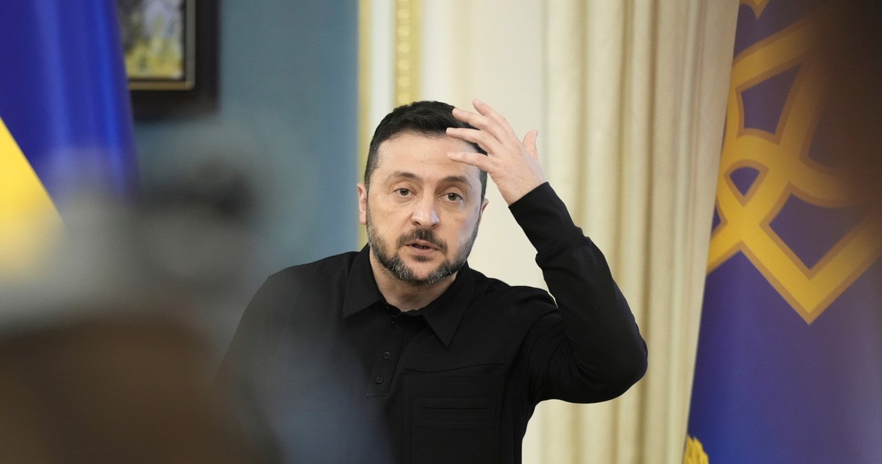 Zaskakujące słowa Zełenskiego. "Do Polski leciały 92 drony"