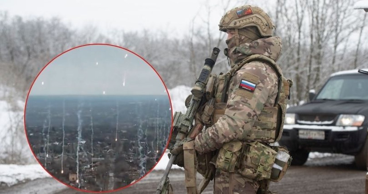 Rosjanie uderzyli bombami fosforowymi. Przerażające nagrania z Konstantynówki