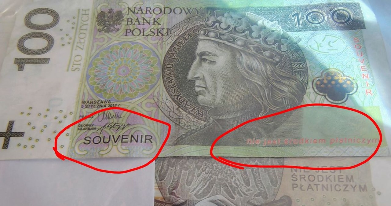 Cztery razy zapłacił "souvenirami". Dostał je w prezencie