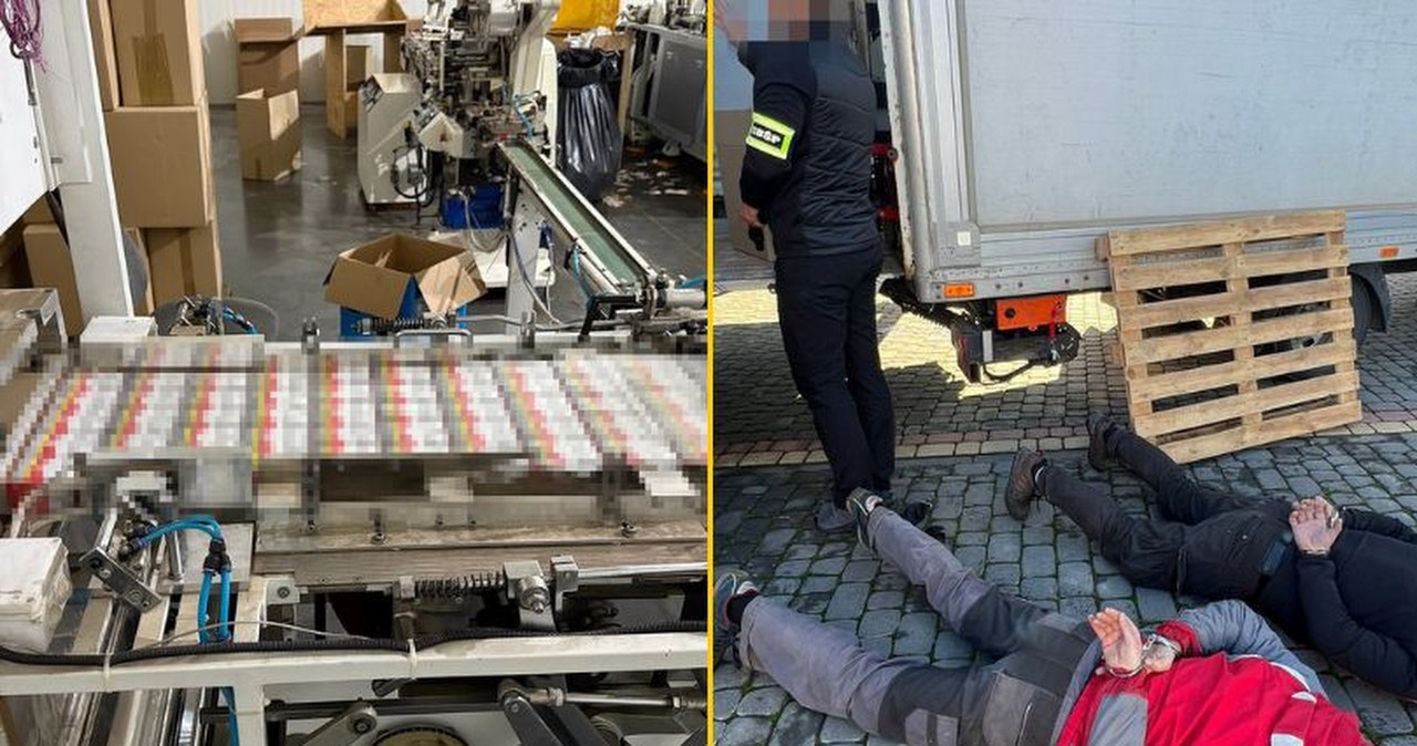 Gigantyczna akcja służb. Zlikwidowano nielegalne fabryki papierosów za 28 milionów złotych