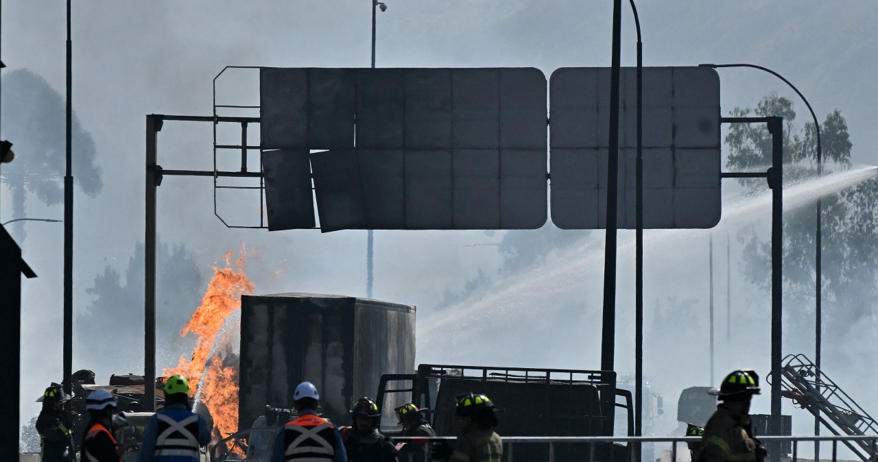 Eksplodowała ciężarówka przewożąca gaz. Są ofiary śmiertelne