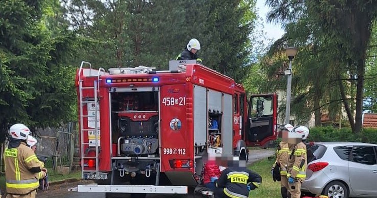 Pożar w Domu Pomocy Społecznej. 51 osób ewakuowanych, jedna trafiła do szpitala