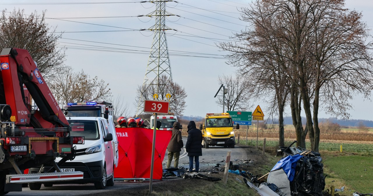 Wiemy, kim są ofiary tragicznego wypadku w Opolskiem