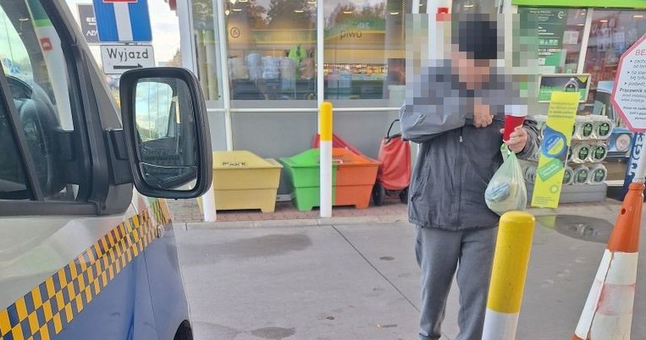 Tajemniczy senior w klapkach sam na stacji paliw. Zaskakujący finał porannej interwencji
