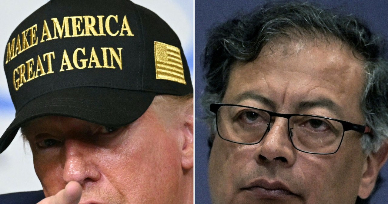 "Przywódca narkotykowy". Trump grozi prezydentowi Kolumbii