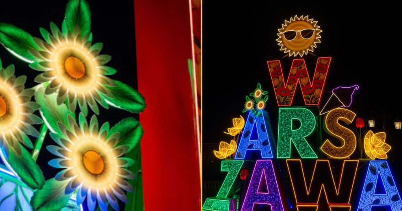 Neon "Warszawa" wrócił na Plac Zamkowy. Zostanie na zawsze