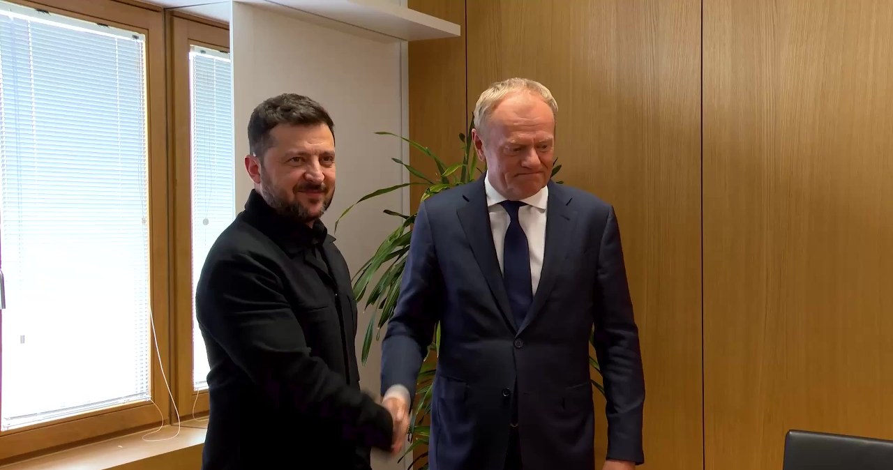 Rozmowa Tuska z Zełenskim. "Omówiliśmy kwestie z agendy dwustronnej"