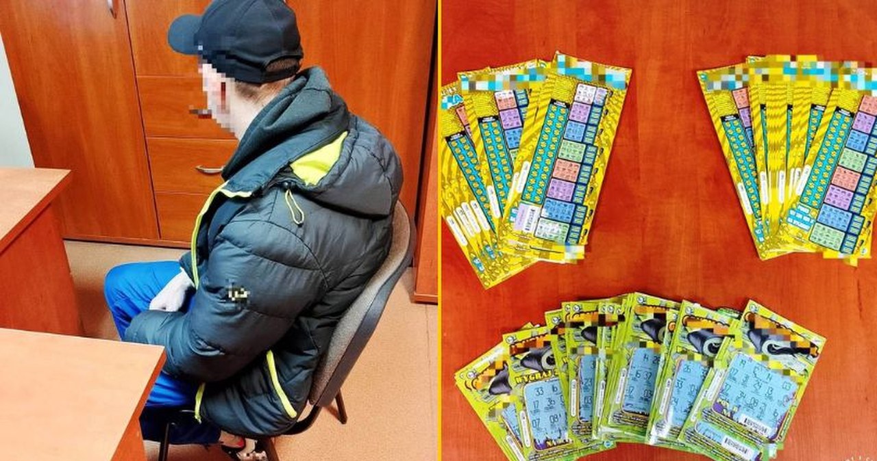 Ukradli zdrapki i wrócili po wygraną. Zamiast fortuny czekała na nich policja