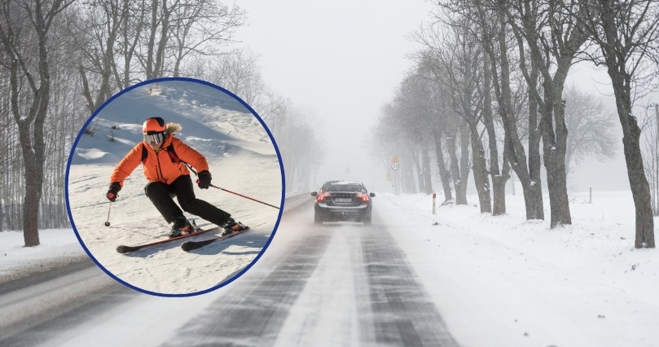 Zima w Beskidach. Trudne warunki na drogach, świetny start sezonu narciarskiego