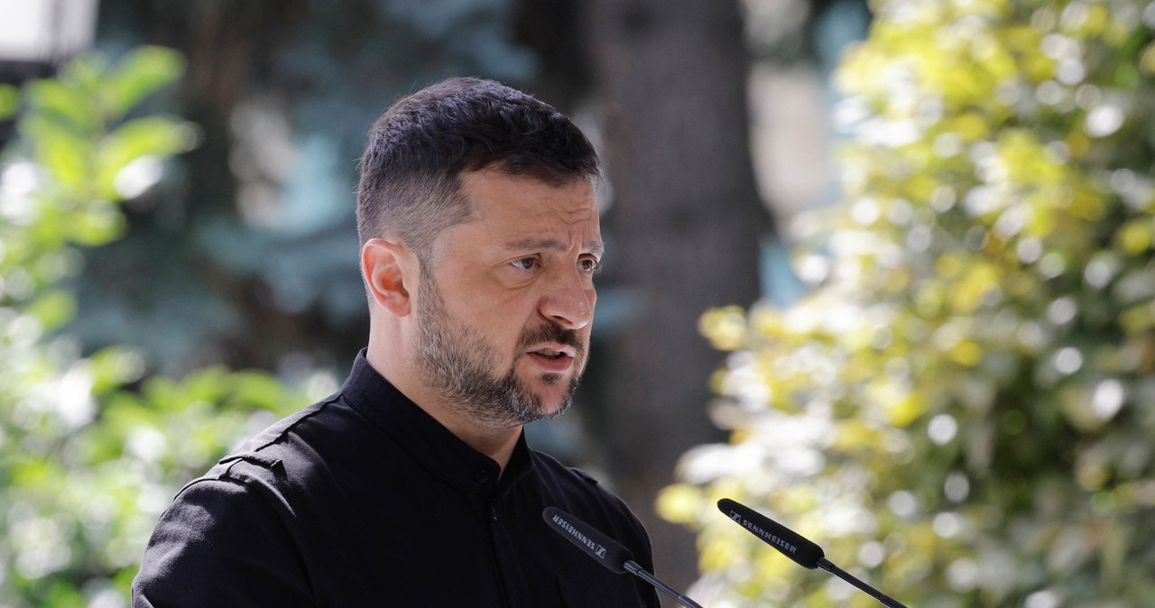 Zełenski: Osiem dronów uderzeniowych wymierzonych w Polskę